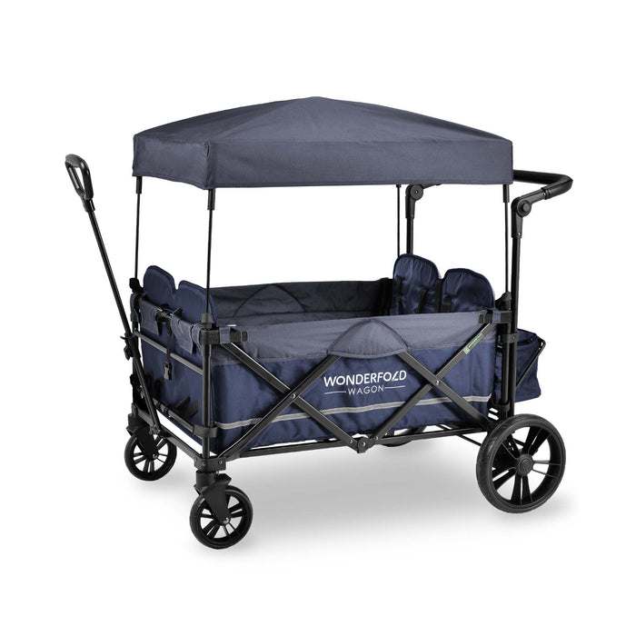 WonderFold X4M Push + Pull Quad Stroller Wagon