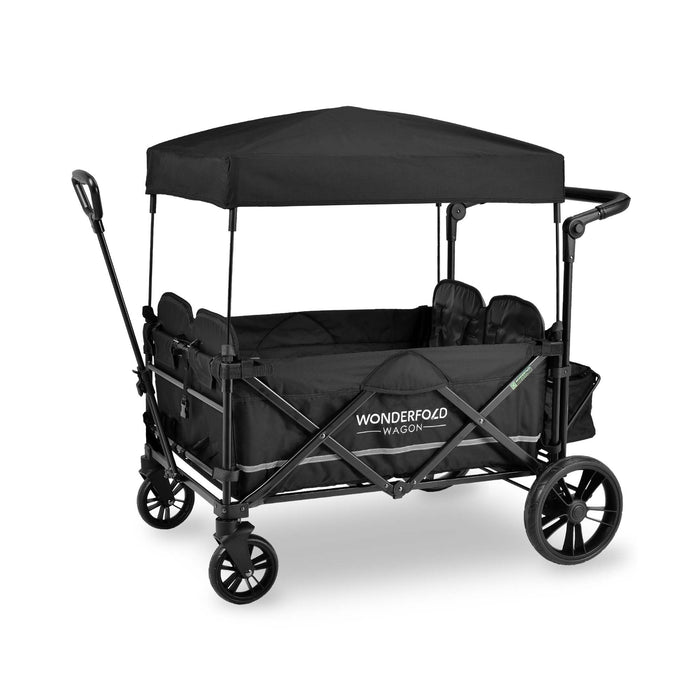 WonderFold X4M Push + Pull Quad Stroller Wagon