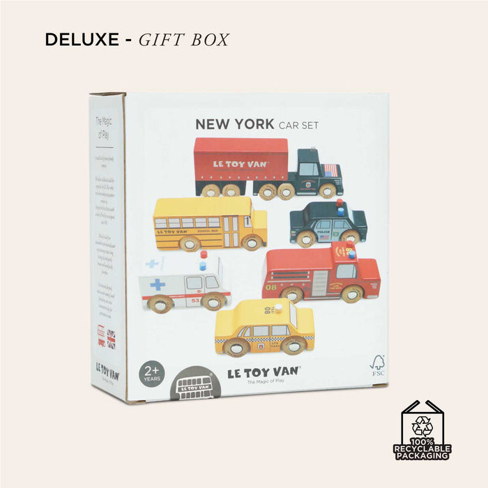 Le Toy Van American Wooden Car Set