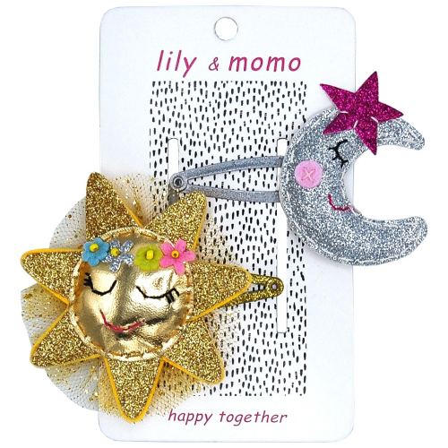 Lily and Momo Hair Clip 2pk