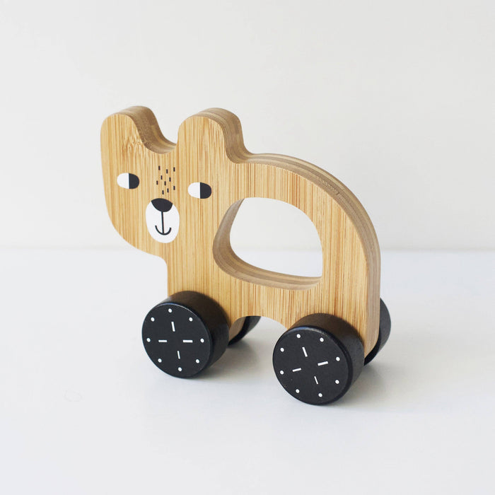 Wee Gallery Push Toy - Bear