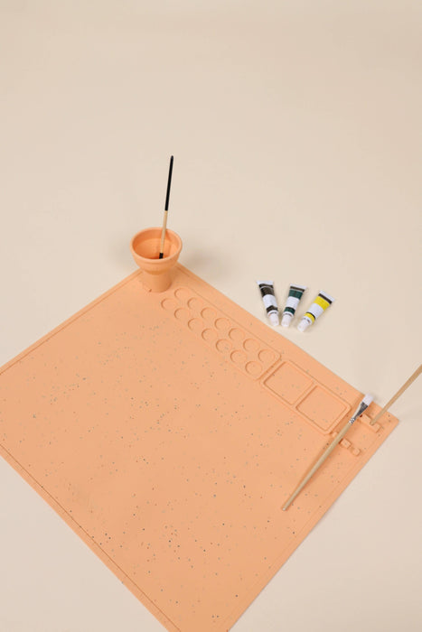 Coco Village Art & Painting Silicone Placemat - Grapefruit