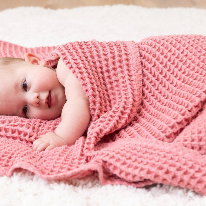 Bella Tunno | Waffle Baby Blanket Watermelon