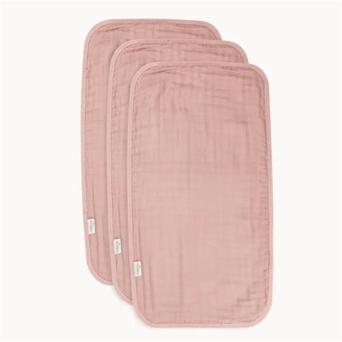 Natemia Ultra Soft Muslin Bamboo Burp Cloths 3 Pack