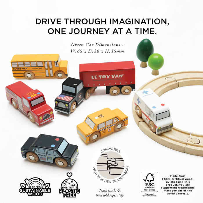 Le Toy Van American Wooden Car Set