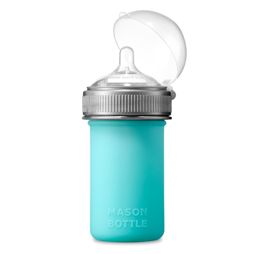 Mason Bottle Silicone Baby Bottle