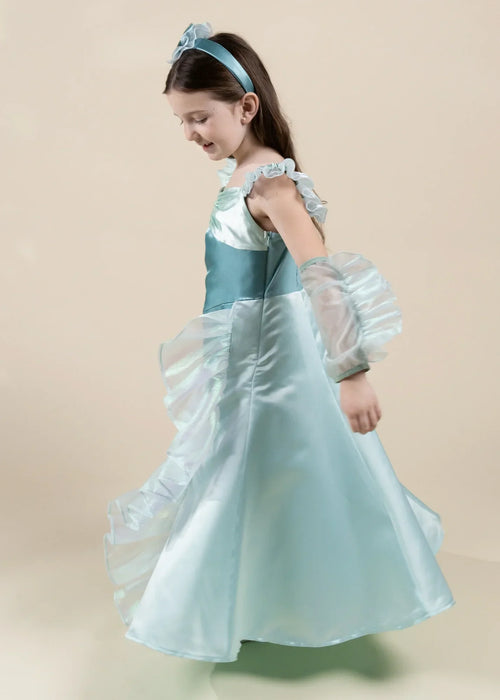 Coco Village Iridescent Mermaid Play Costume with Headband