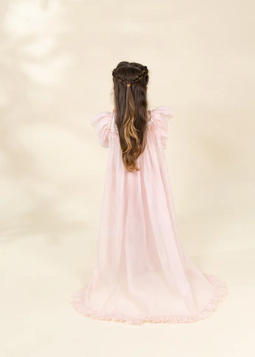 Coco Village Role Play Dress-Up Pink Long Sheer Cape