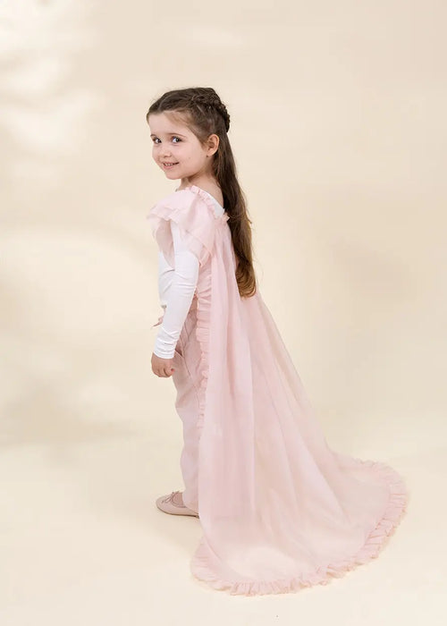 Coco Village Role Play Dress-Up Pink Long Sheer Cape