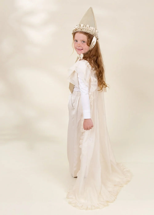 Coco Village Role Play Dress-Up Cream Long Sheer Cape