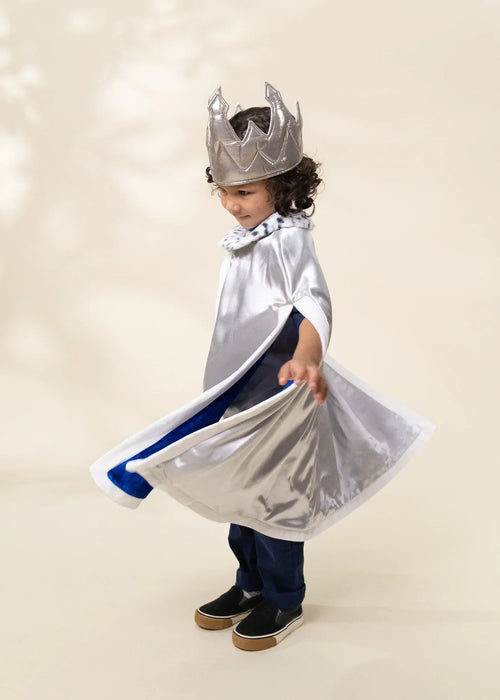 Coco Village Role Play Dress-Up King Cape with Crown