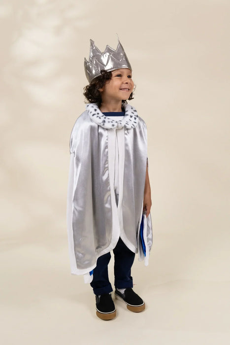 Coco Village Role Play Dress-Up King Cape with Crown