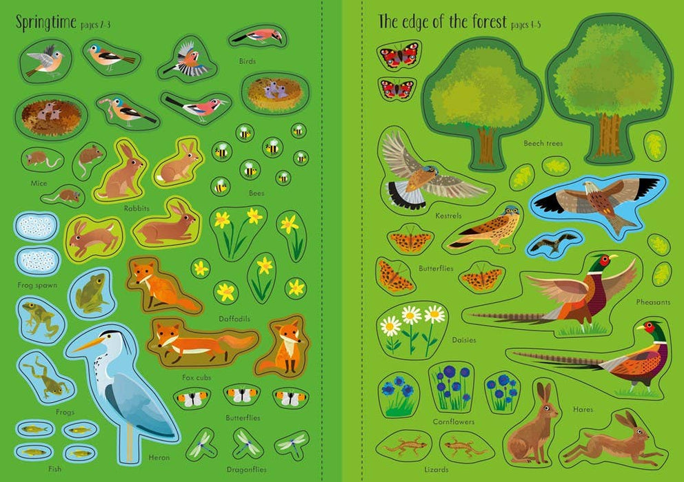 Little First Stickers In The Forest : Usborne