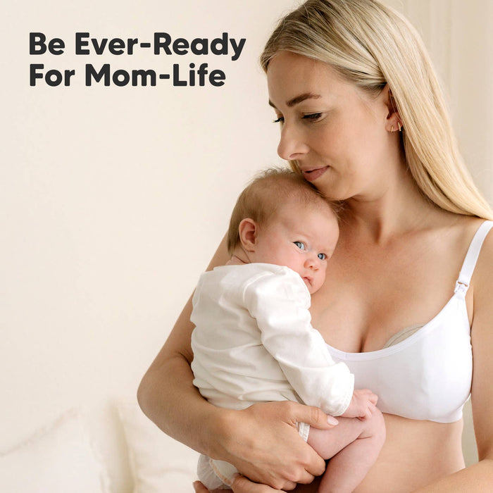 KeaBabies 14pk Comfy Nursing Pads, Reusable Breastfeeding Pads