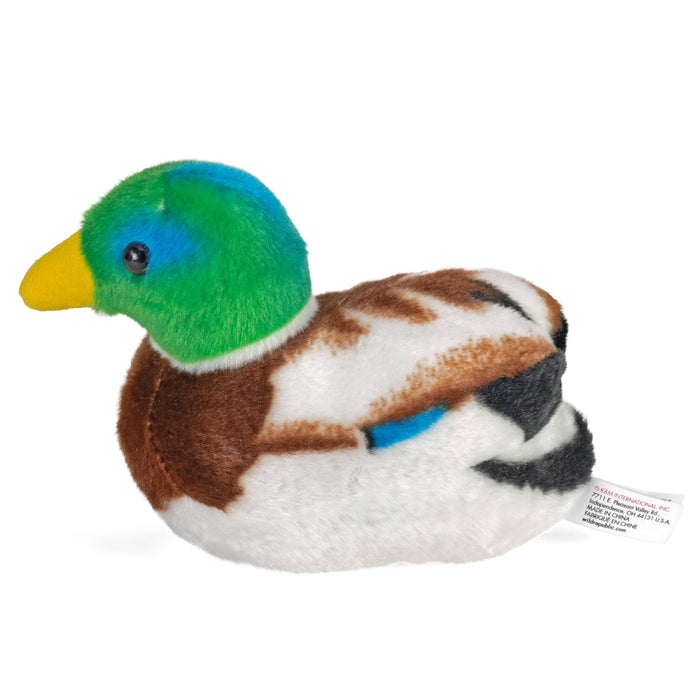 Audubon II Mallard Duck Stuffed Animal W Sound 5.5"