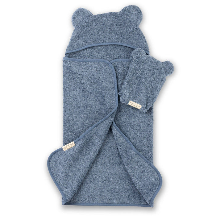 Bella Tunno | Hooded Towel + Wash Mitt Set Rain