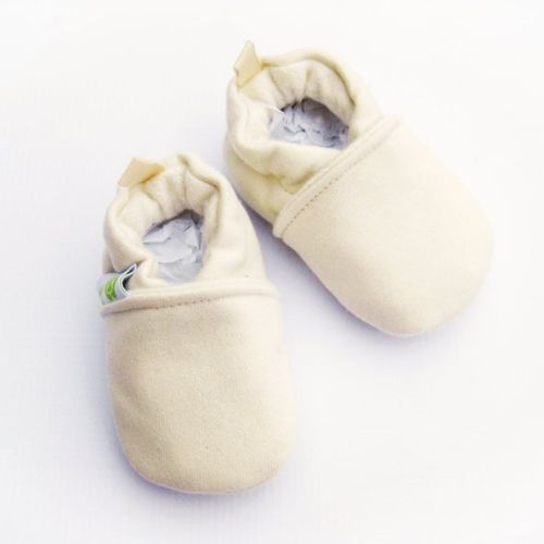 Little Pitterpat Natural Fleece All Fabric Soft Sole Shoes