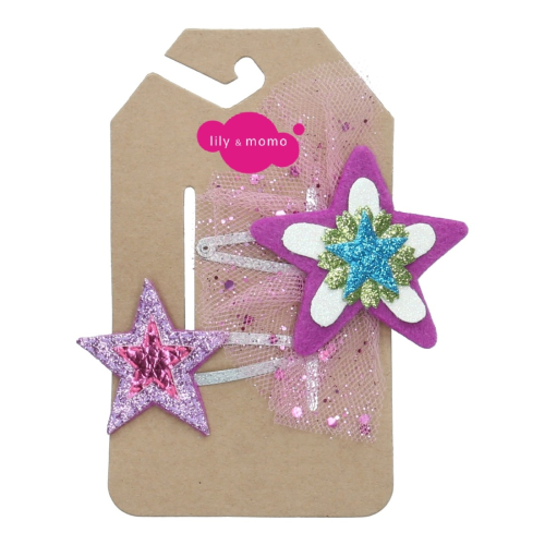 Lily and Momo Hair Clip 2pk