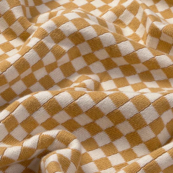 Lorena Canals Knitted Blanket - Tiles Honey