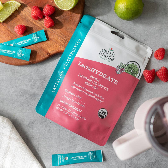 LactaHYDRATE Organic Lactation Electrolyte Drink Mix