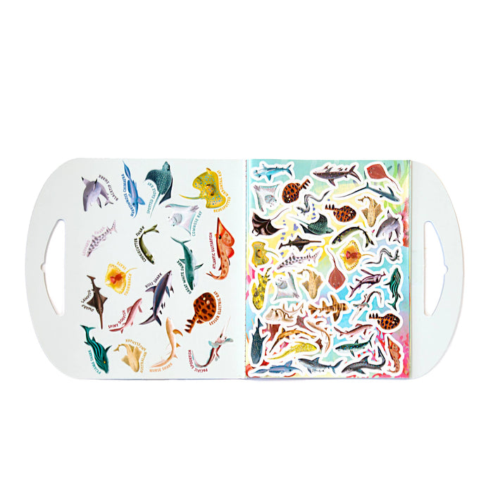 eeBoo Sharks & Friends Shiny Stickers