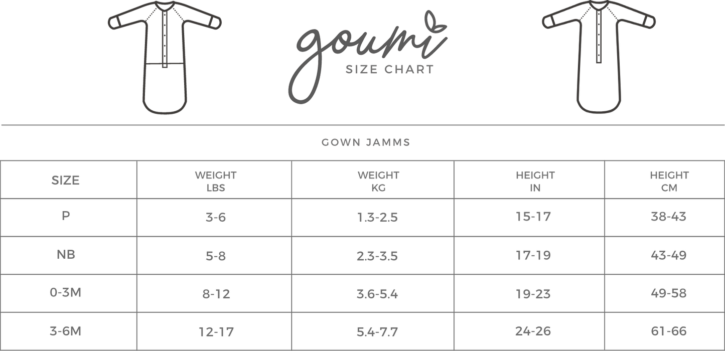 24 Hour Convertible Sleeper Baby Gown - Midnight