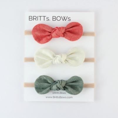 Britts Bows Round Knot Headbands 3-Pack