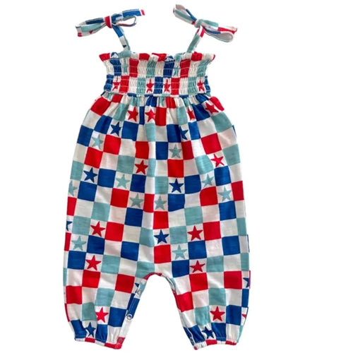 SIIX Organic Smocked Jumpsuit