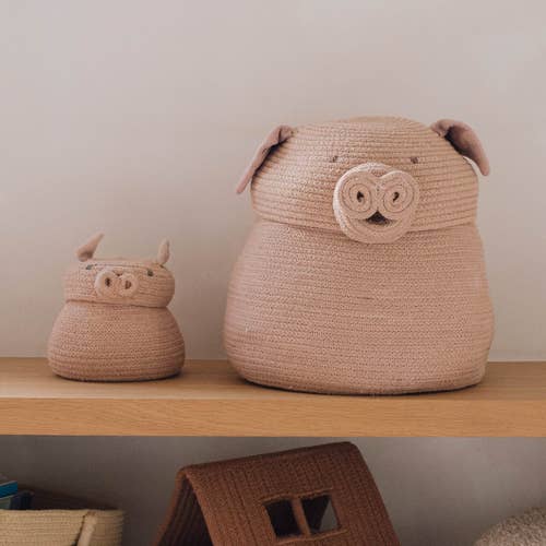 Lorena Canals Basket - Mini Peggy the Pig