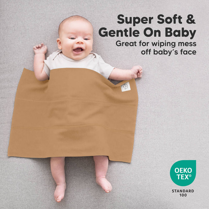 KeaBabies 6-Pack Shea Burp Cloths