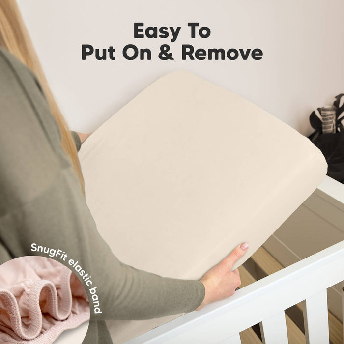 2-pack Organic Cotton Fitted Crib Sheet