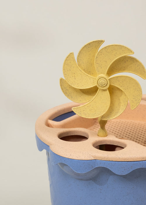 Coco Village Oversized 6-Piece Wheat Straw Sand Toy Set | Bucket & Accessories