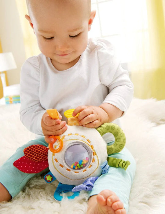 HABA Teether Cuddly Rainbow Round