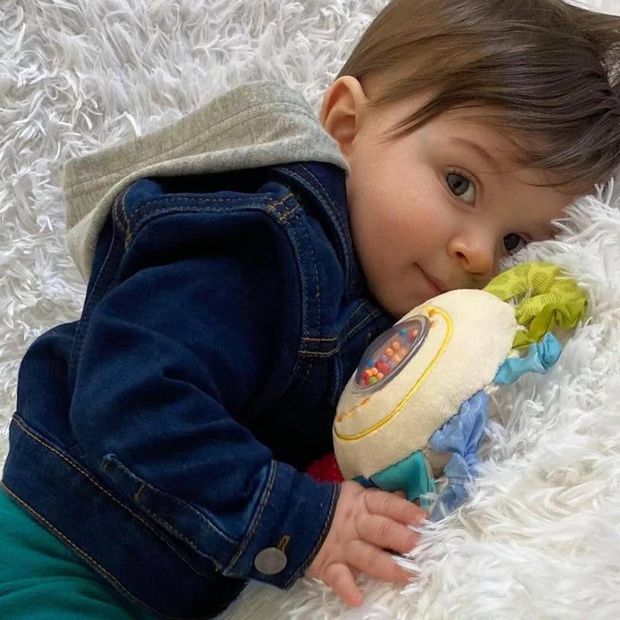 HABA Teether Cuddly Rainbow Round