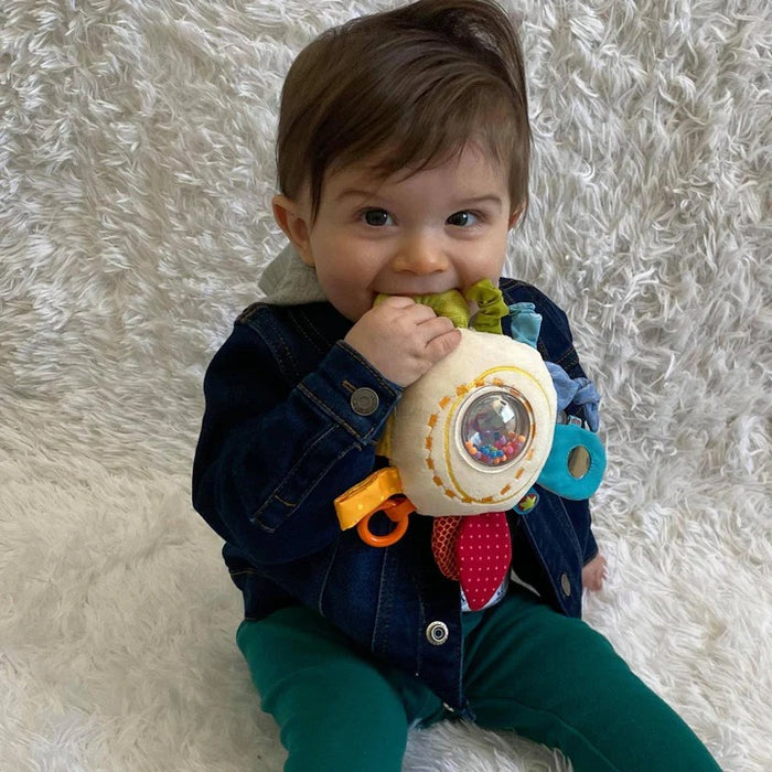 HABA Teether Cuddly Rainbow Round