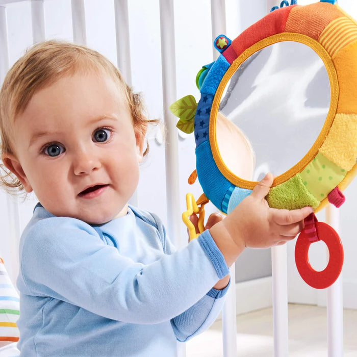 HABA Rainbow Teether Pillow Discovery Mirror