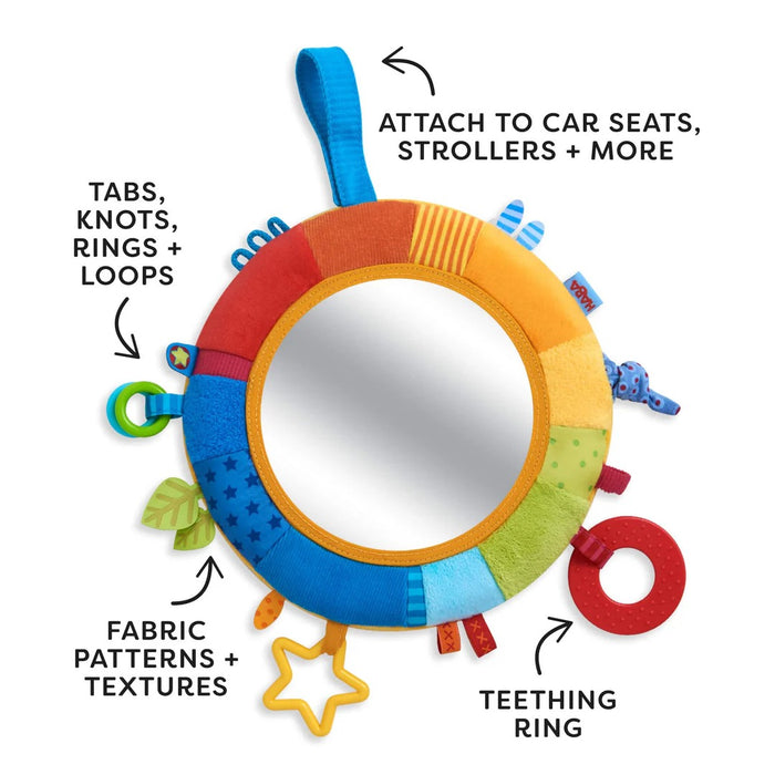 HABA Rainbow Teether Pillow Discovery Mirror