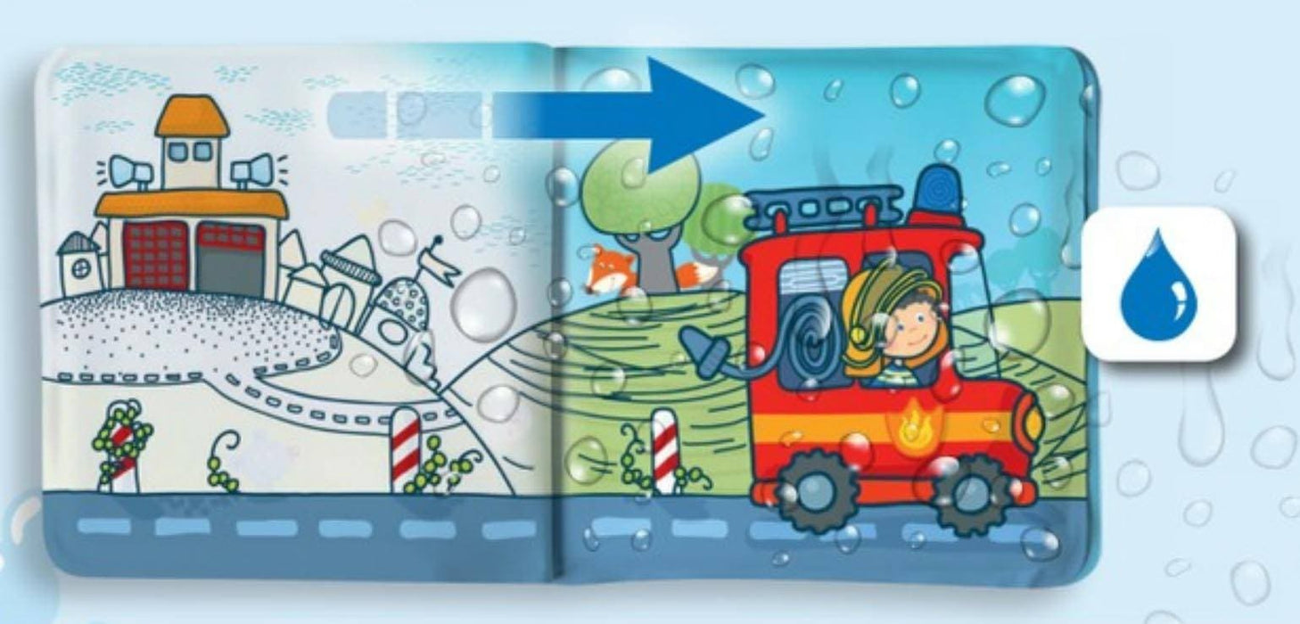 HABA Fire Brigade Magic Color Changing Bath Book