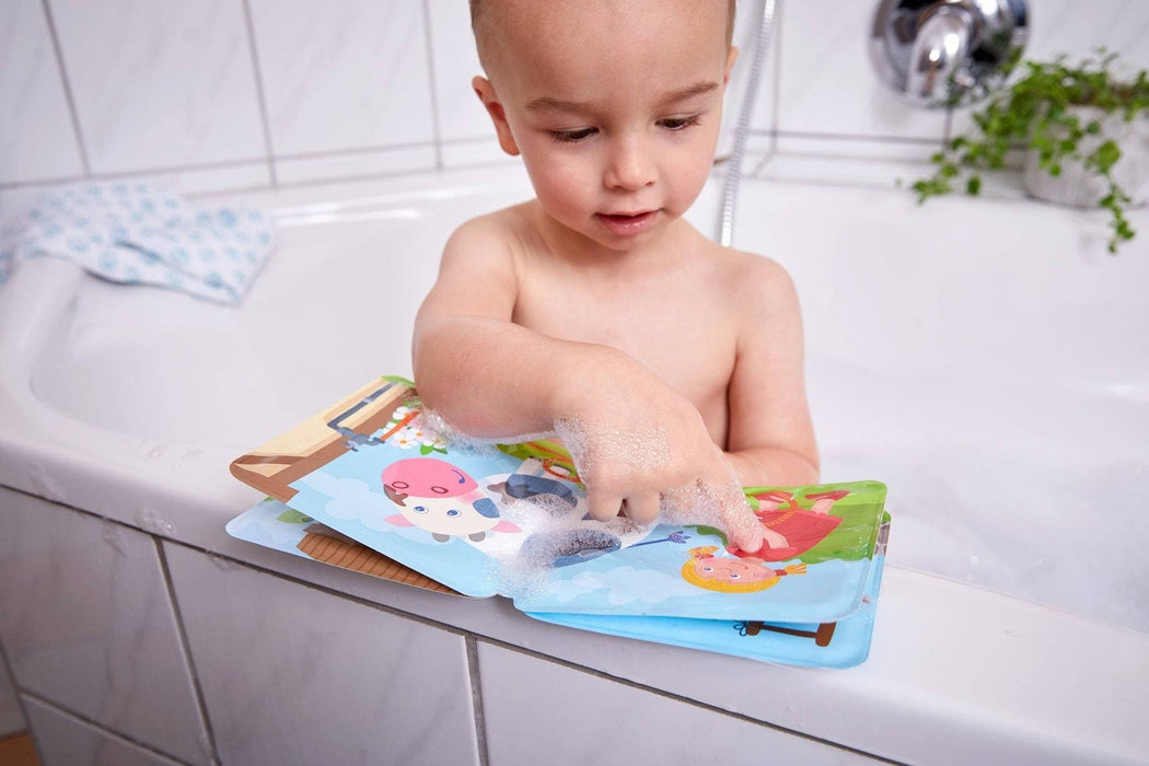 HABA Farm Animal Magic Color Changing Wash Away Bath Book