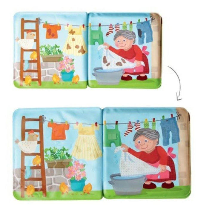 HABA Farm Animal Magic Color Changing Wash Away Bath Book
