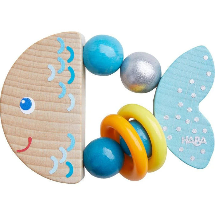 HABA Wooden Clutching Toy Rattlefish