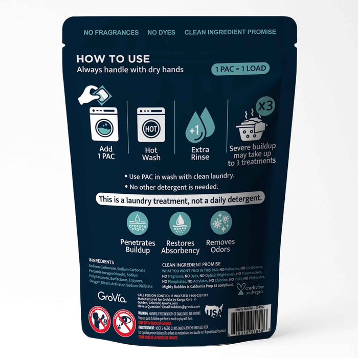 Mighty Bubbles Laundry Treatment 20 count