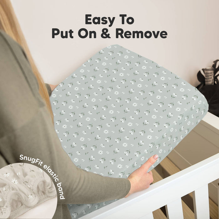 2-pack Organic Cotton Fitted Crib Sheet