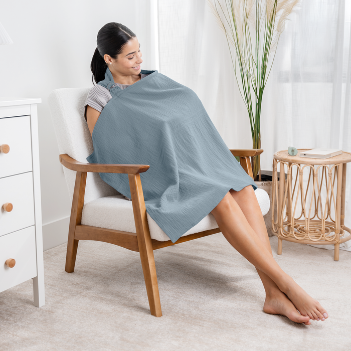 Muslin Nursing Cover - 100% Cotton, Pack of 1 by Comfy Cubs