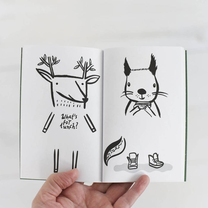 Wee Gallery 32 Ways to Dress Woodland Animals Activity Book