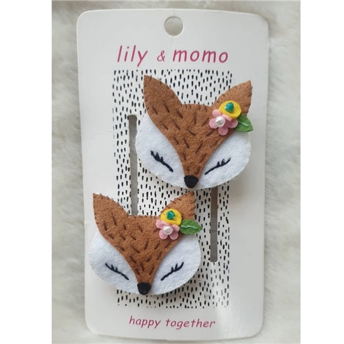 Lily and Momo Hair Clip 2pk