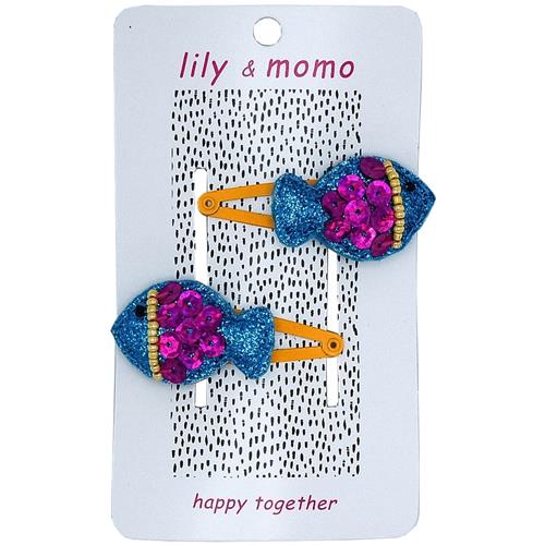 Lily and Momo Hair Clip 2pk