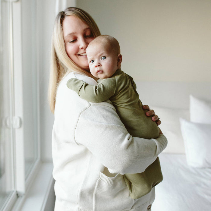 24 Hour Convertible Sleeper Baby Gown - Artichoke