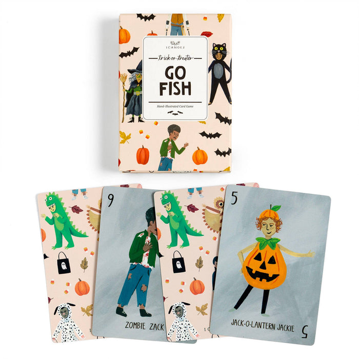Trick-Or-Treaters Halloween Go Fish Card Game