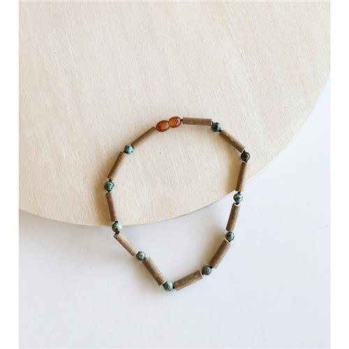 CanyonLeaf 12" Hazelwood & Stones Necklace